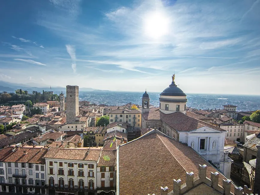 Bergamo — Città Alta and the old town