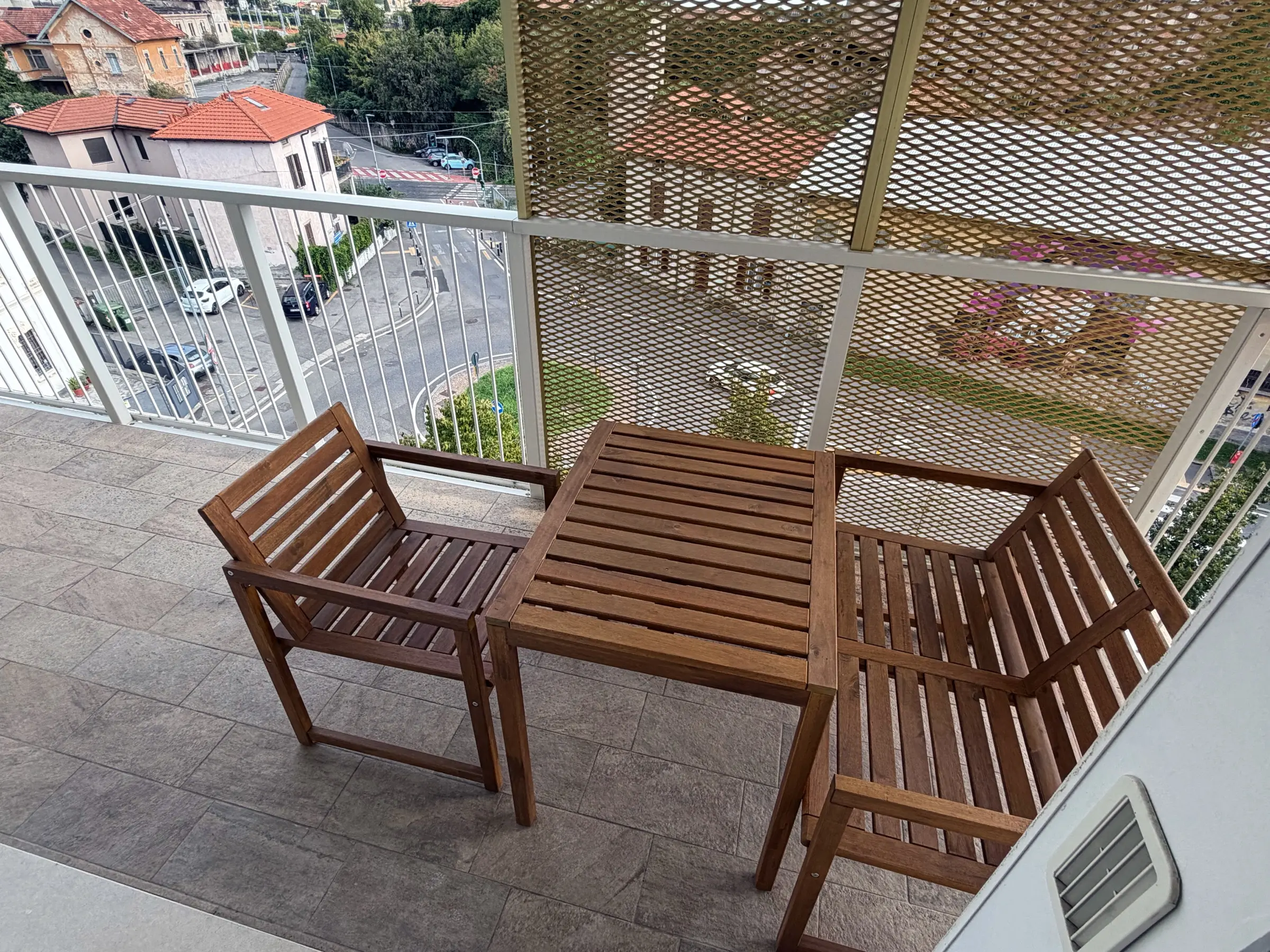 The terrace